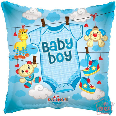 Boy Clothes - 18 inch - Helium-Filled Foil Balloon