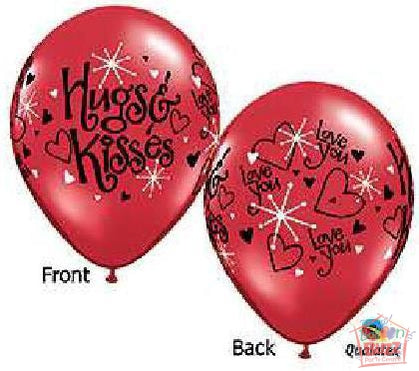 11-inch - Helium-Filled Love Ruby Red