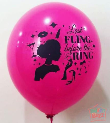 12-inch - Bachelorette - Helium-Filled Balloon