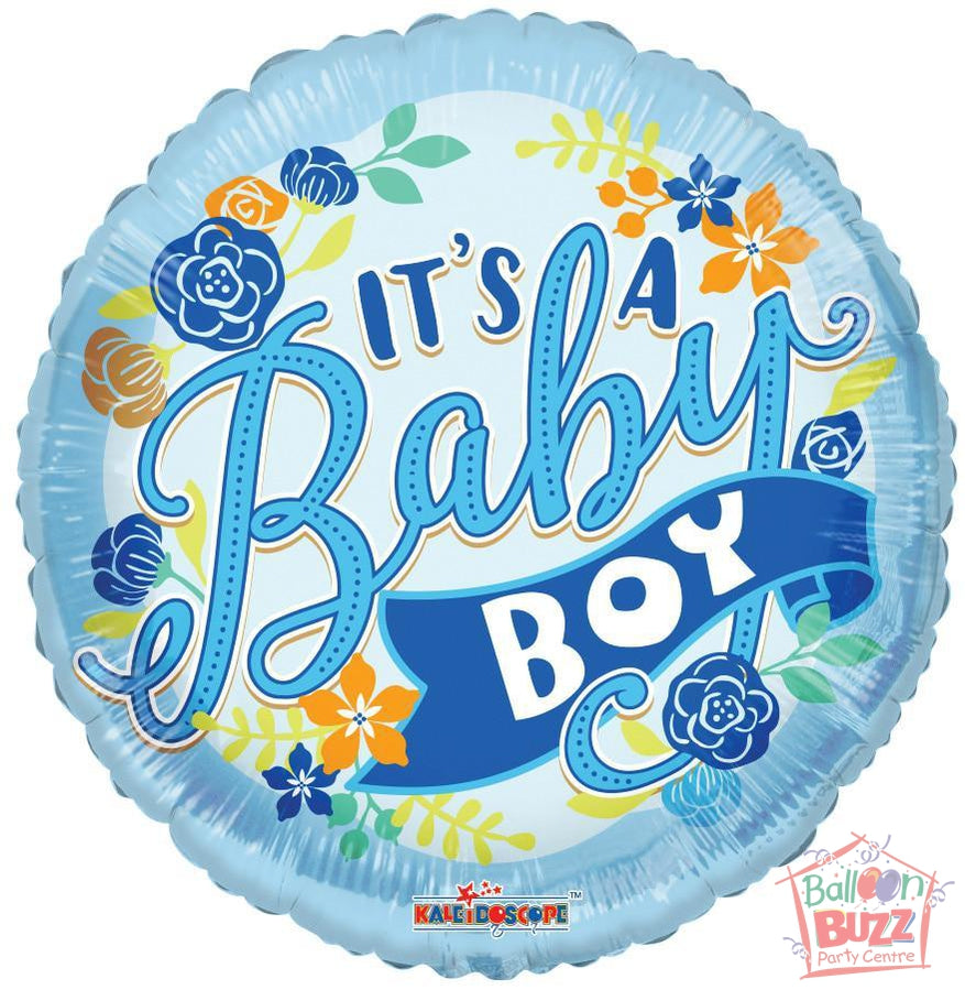 It's A Boy Banner - 18 inch - Helium-Filled Foil Balloon