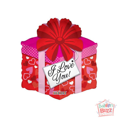 Love Gift - 18 inch - Helium-Filled Foil Balloon