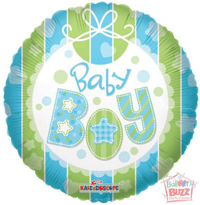 Boy Bib - 18 inch - Helium-Filled Foil Balloon