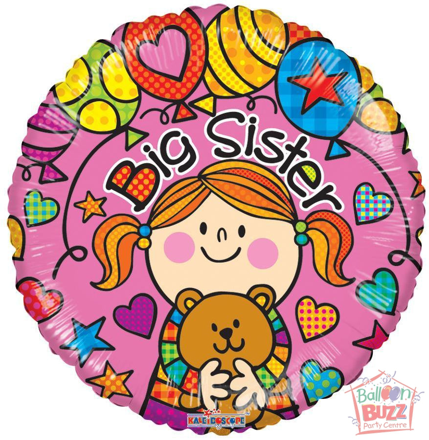 Big Sister - 18 inch - Helium-Filled Foil Balloon