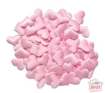 3D Confetti Wedding Hearts - Light Pink
