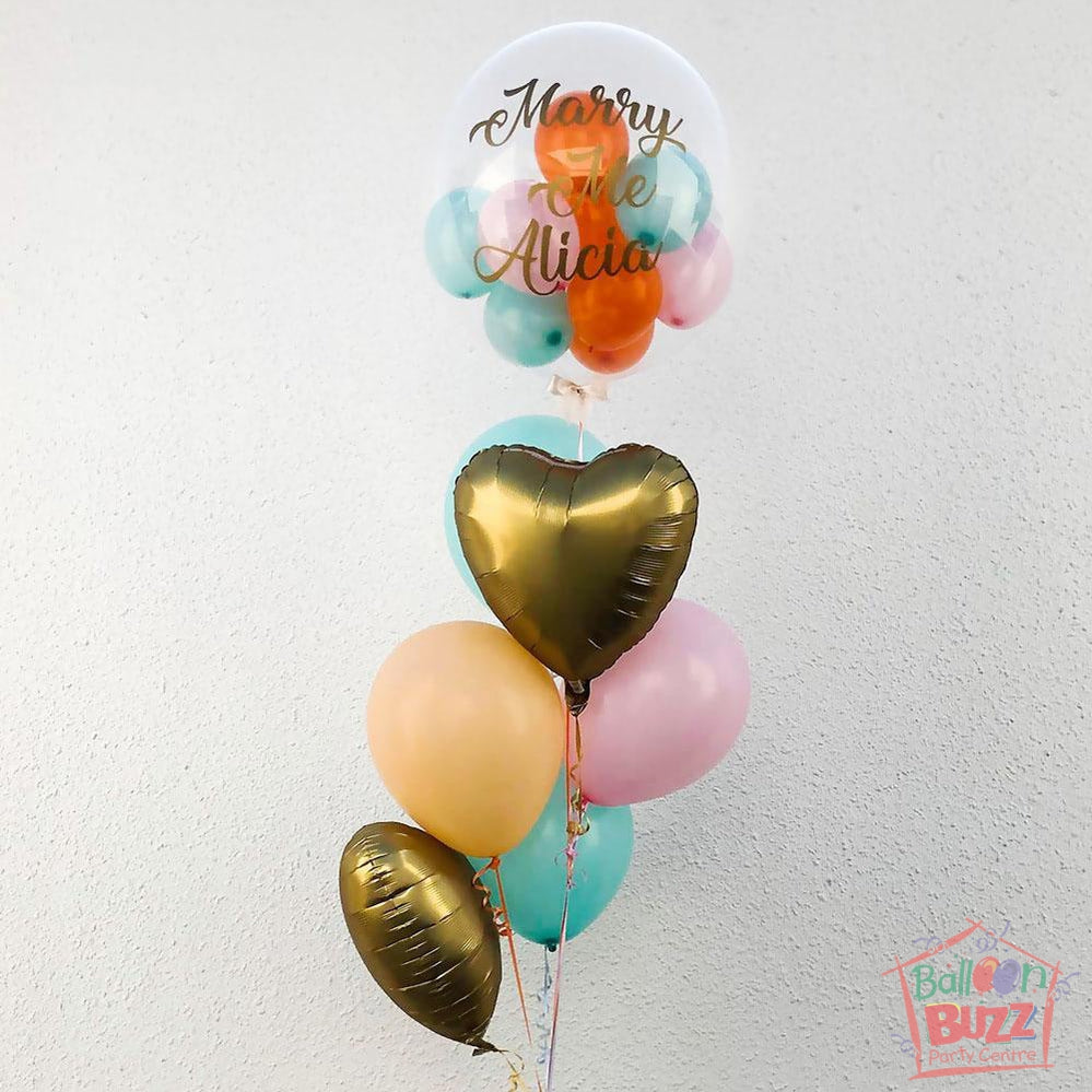 Pastel Personalize Bubble Bouquet