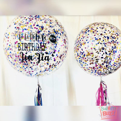 24-inch Bubble With Colorful Confetti