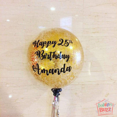 18-inch / 24-inch Personalized Balloons + Confetti for Birthdays