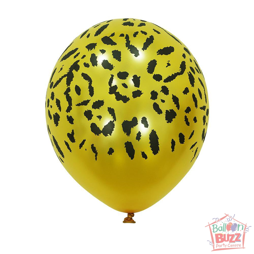 12-inch - Printed - Yellow Specks - Helium-Filled Balloon