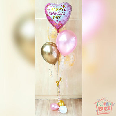 Bouquet of 5 Helium-Filled Foil and Latex Balloons