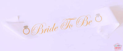 Bride To Be Sash Elegant BB