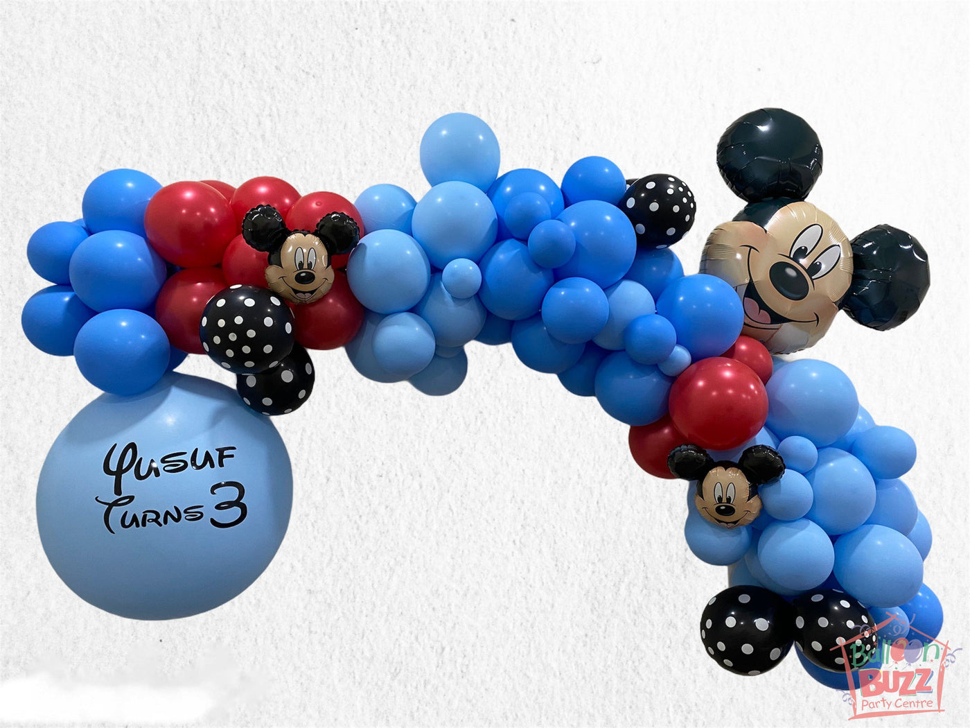 Organic Garland Hanging Mickey Mouse Theme