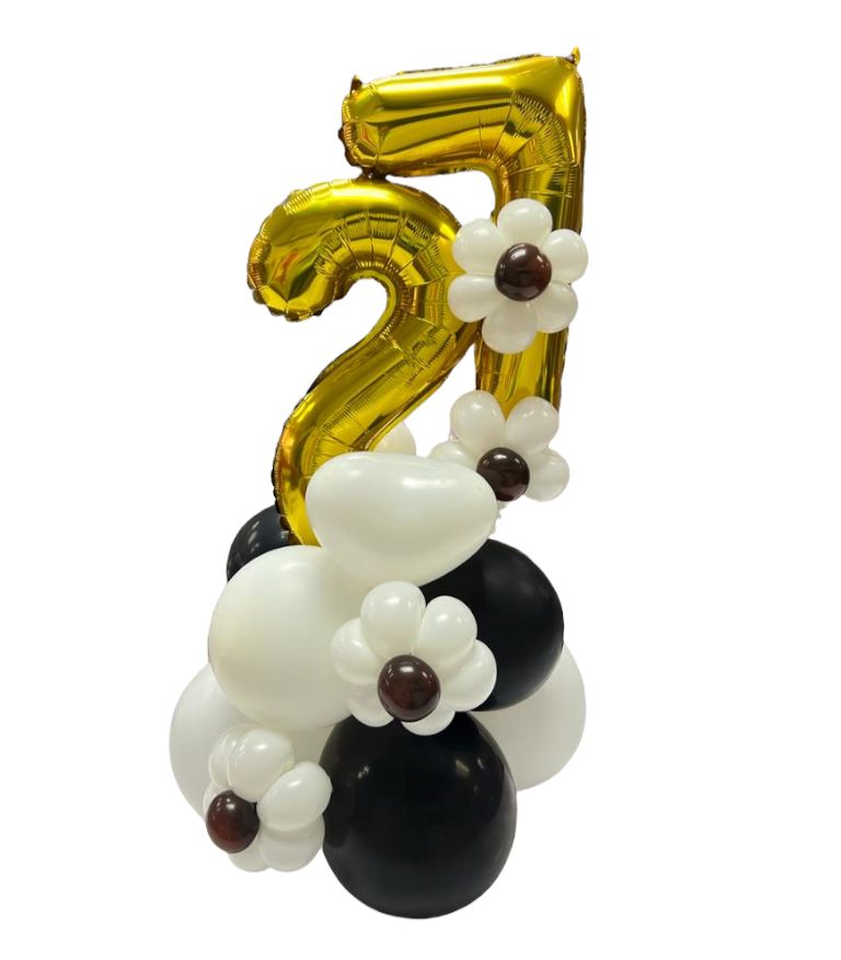 Mini Number Standee – Balloon Buzz Party Centre