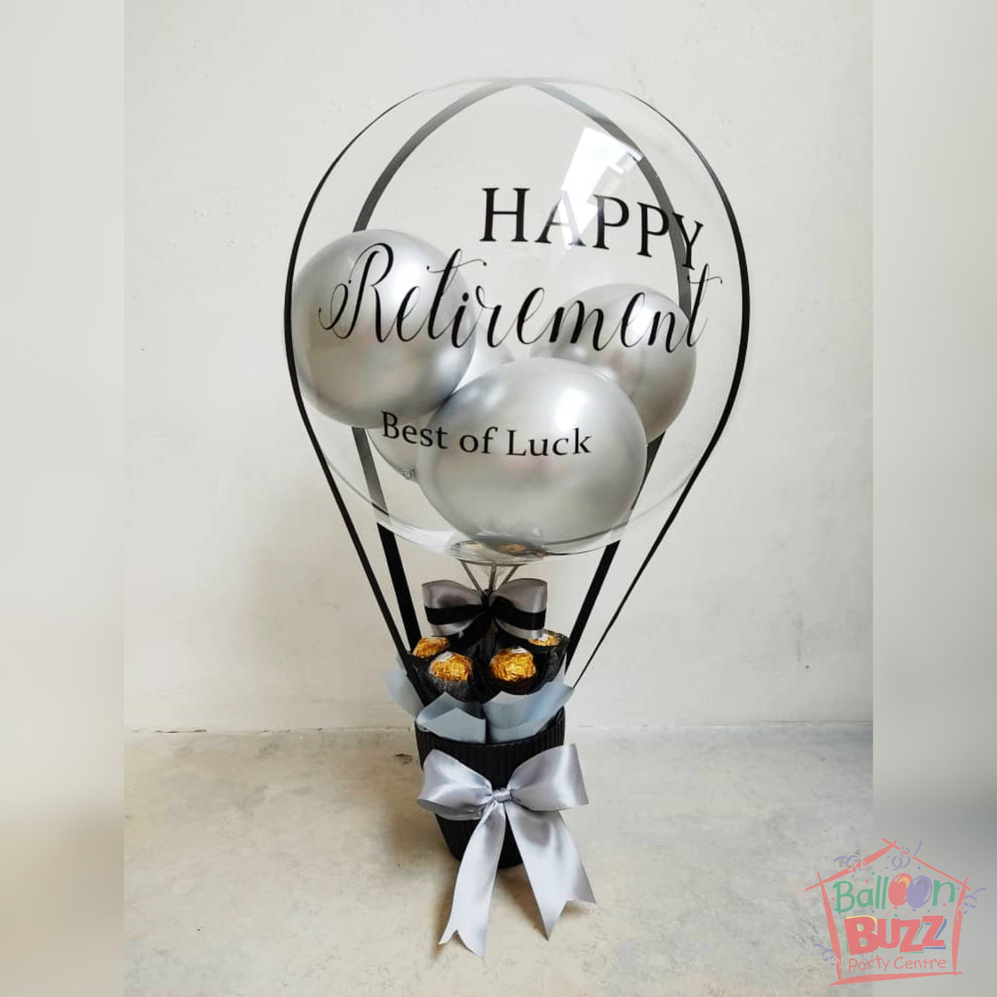 18inch Clear Bubble Hot Air Balloon with Mini Balloon