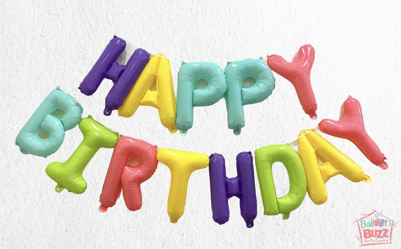Happy Birthday Set - Macaron Foil Air-Filled - 16-inch