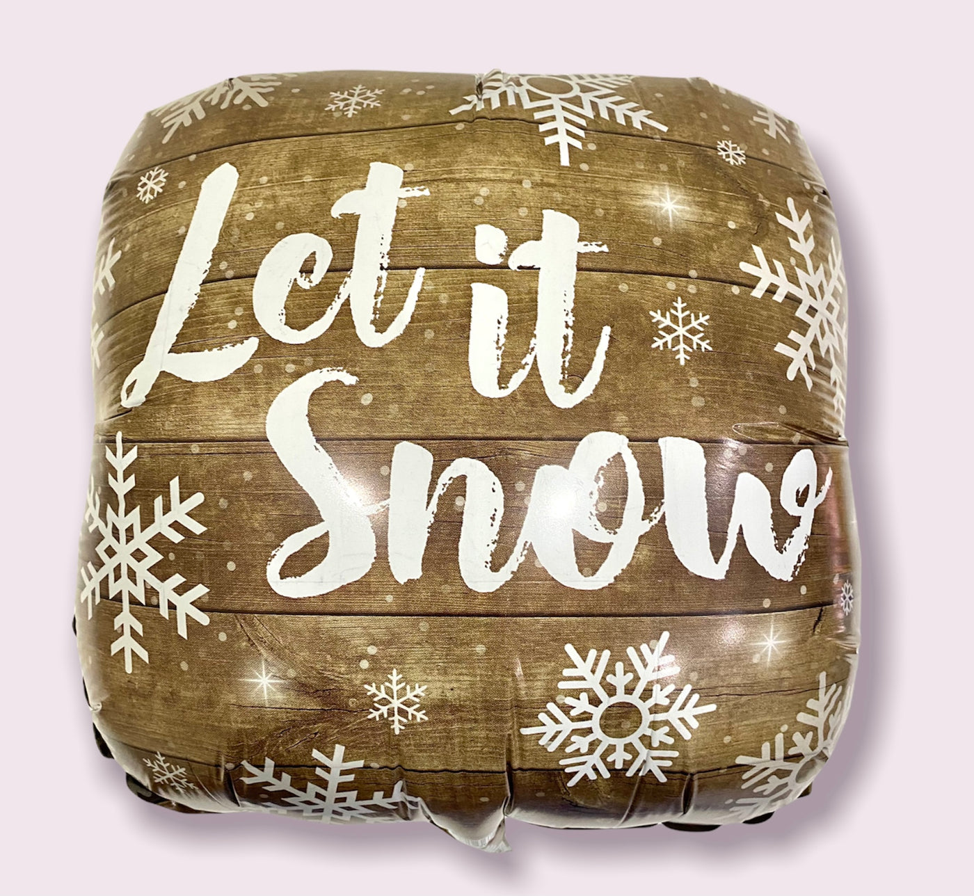 XMAS 18inch Let it Snow Square