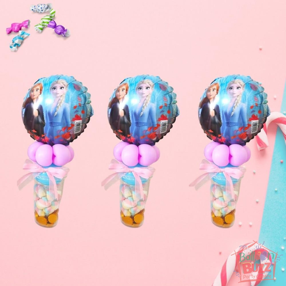 Frozen Elsa Candy Cup Balloon - 3 units