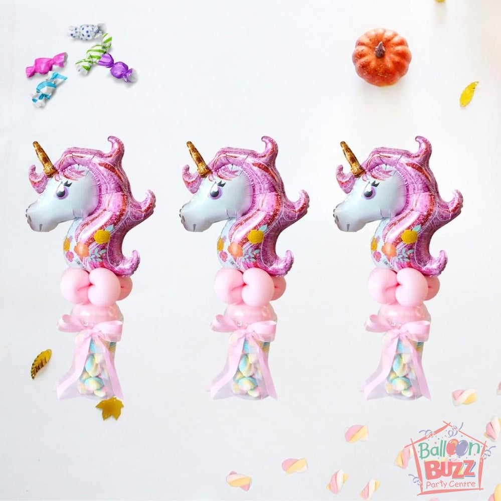Unicorn Candy Cup Balloon - 3 units
